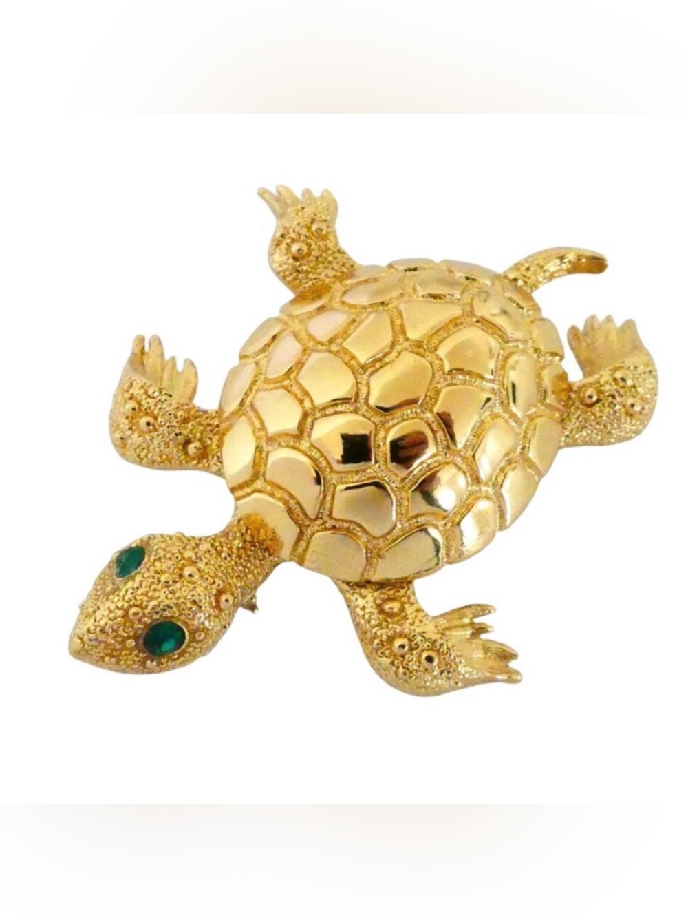 VTG Monet Goldtone Sea Turtle